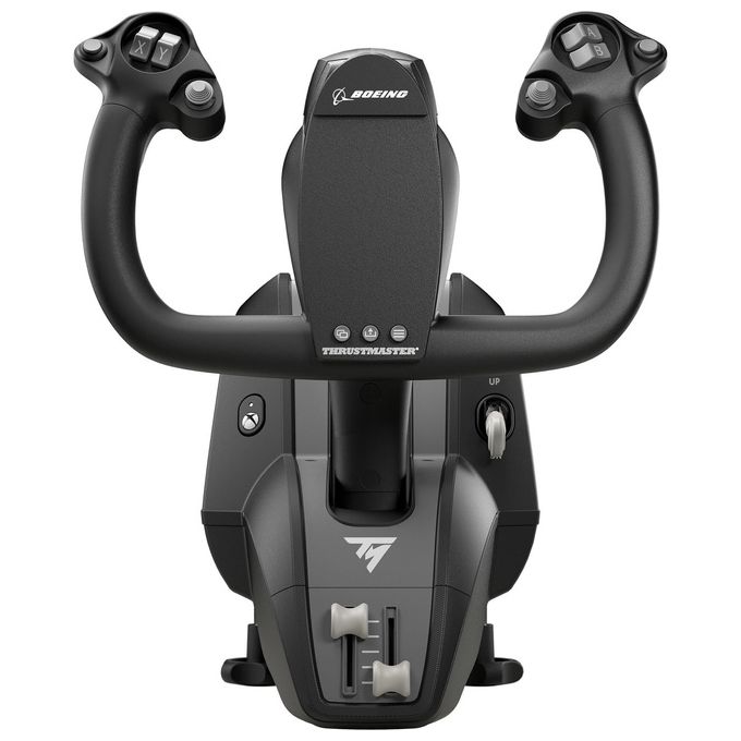 Thrustmaster 4460210 TCA Yoke Pack Boeing Edition Fight-stick con Cloche e Quadrante Manetta USB per PC e Xbox Tecnologia Magnetica H.E.A.R.T 16 bit colore Nero Grigio