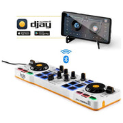 Hercules 4780921 DJControl Mix Controller DJ 2 canali Bluetooth USB colore Bianco