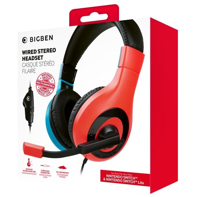 Big Ben Cuffie Gaming per Nintendo Switch