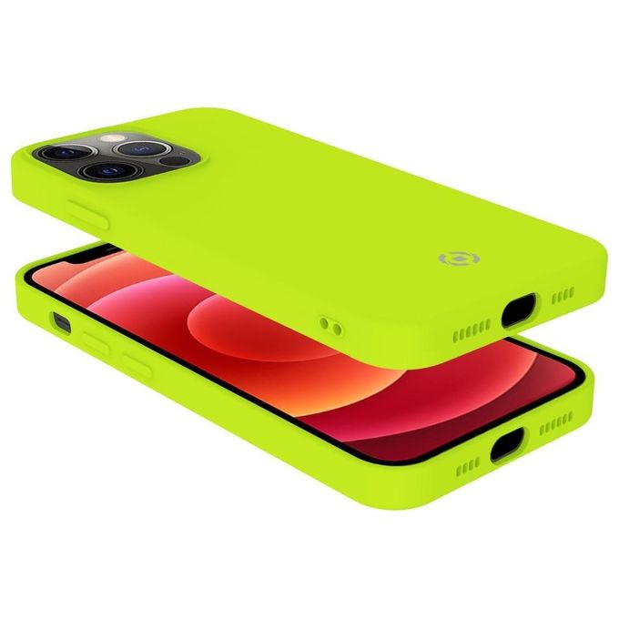 Celly Cromo Fluo Cover per iPhone 13 Pro Max Giallo
