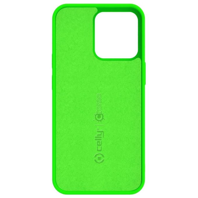 Celly Cromo Fluo Cover per iPhone 13 Pro Max Verde