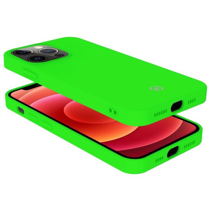 Celly Cromo Fluo Cover per iPhone 13 Pro Max Verde