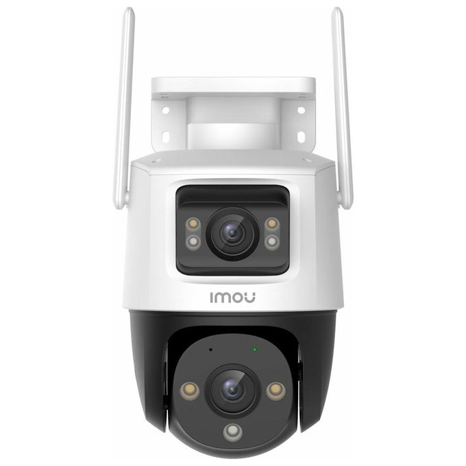 Imou IPC-S7XP-10M0WED Cruiser Dual Telecamera IP PTZ Esterno 10MP Doppio Obiettivo Wi-Fi 6 Visione Notturna IP66 colore Bianco