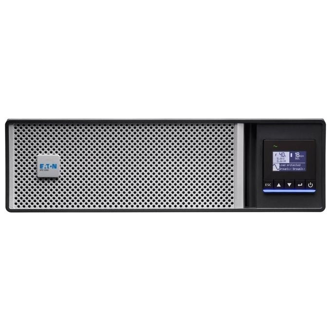 Eaton 5PX2200IRT3UG2 5PX Gruppo di Continuita' UPS Line-Interactive 2200 VA 2200 W Rack-Tower 3U LCD USB RS-232 C13 C19 Batteria Hot-Swap Onda Sinusoidale Pura colore Nero
