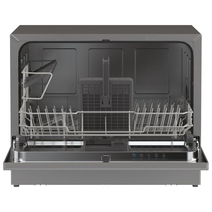 Candy CP 6E51LS Rapido Lavastoviglie Compatta 6 coperti Classe E 8 programmi 51 dB (44,3x55x50,1 cm) colore Silver