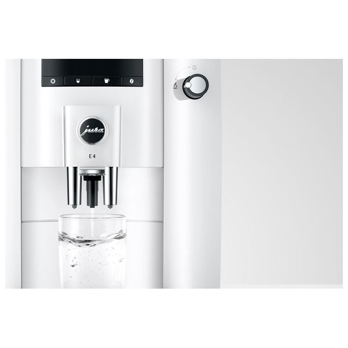 Jura E4 Piano White Macchina da caffe' Automatica 1,9 L 15 bar 1450 W Macinacaffe' Aroma Professional Wi-Fi colore Bianco