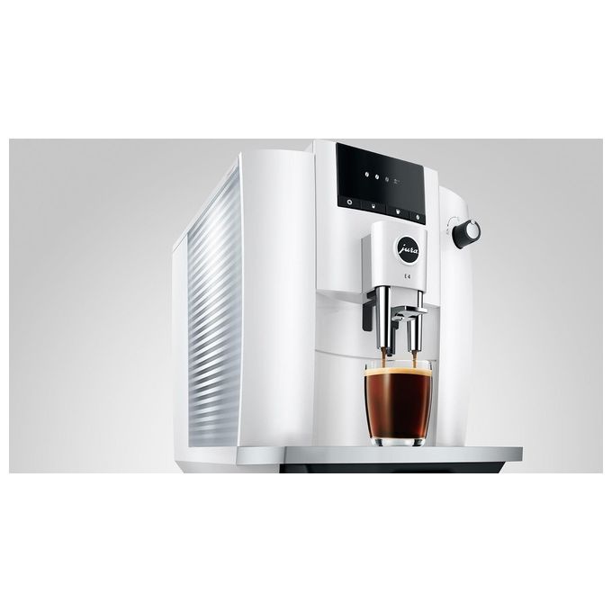Jura E4 Piano White Macchina da caffe' Automatica 1,9 L 15 bar 1450 W Macinacaffe' Aroma Professional Wi-Fi colore Bianco
