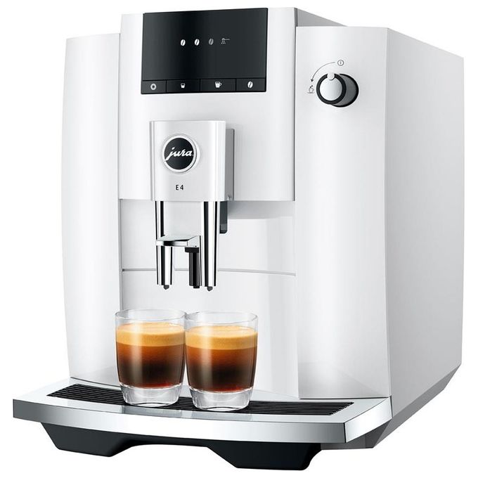 Jura E4 Piano White Macchina da caffe' Automatica 1,9 L 15 bar 1450 W Macinacaffe' Aroma Professional Wi-Fi colore Bianco