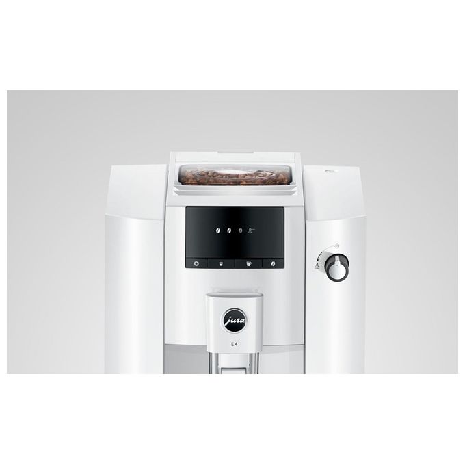 Jura E4 Piano White Macchina da caffe' Automatica 1,9 L 15 bar 1450 W Macinacaffe' Aroma Professional Wi-Fi colore Bianco