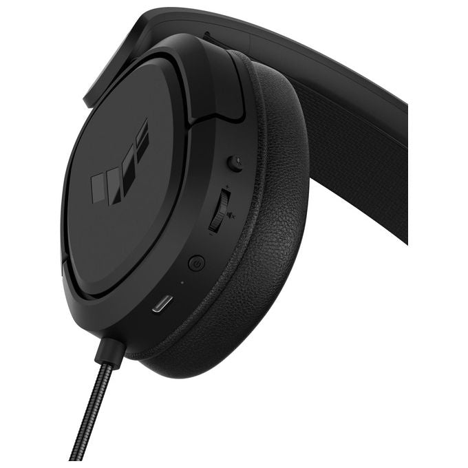 ASUS 90YH0391-B3UA00 TUF Gaming H1 Cuffie Wireless Over-Ear con Driver 40 mm Suono Surround 7.1 Compatibili con PC PS4 PS5 Switch e Dispositivi Mobili colore Nero