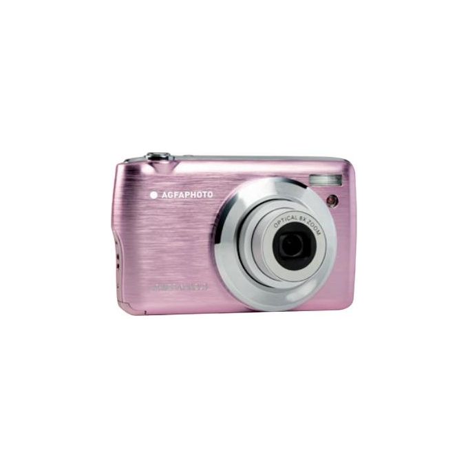 AgfaPhoto DC8200 Realishot Fotocamera Digitale Compatta 18 MP Video Full HD Zoom Ottico 8X Schermo LCD 2.7'' Batteria al Litio Scheda SD 16GB colore Rosa