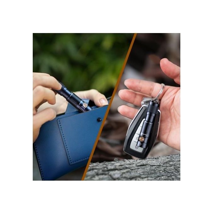 Fenix Torcia Elettrica E05R 400 lm Nero