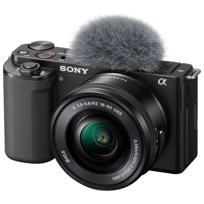 Sony ZV-E10L Alpha Mirrorless Vlog Fotocamera APS-C 24,2 MP 4K Obiettivo 16-50mm f-3.5-5.6 OSS colore Nero