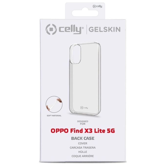Celly Tpu Cover per Oppo Find X3 Lite 5G