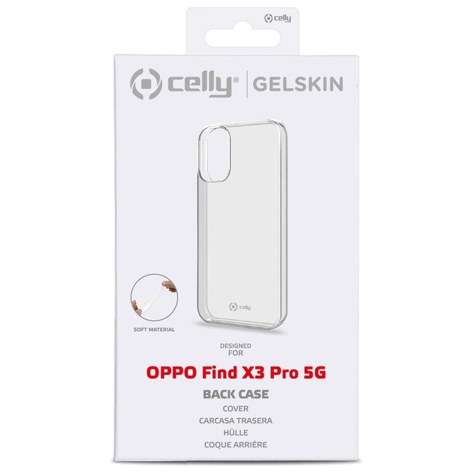Celly Tpu Cover per Oppo Find X3 Pro 5G
