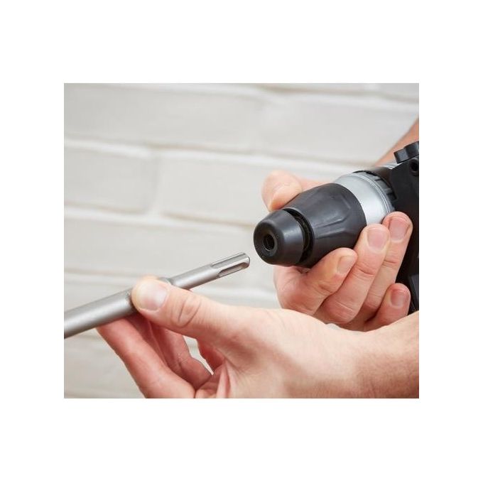 BLACK+DECKER BEHS03K-QS Trapano a percussione SDS+ 1250 W 3,7 J 3 funzioni con impugnatura ergonomica e valigetta colore Nero