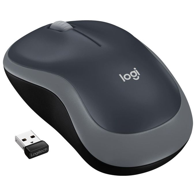 Logitech Notebook Mouse M185 Soft Grigio