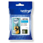 Brother LC-421XLC Cartuccia d'Inchiostro Originale Resa Elevata XL Ciano