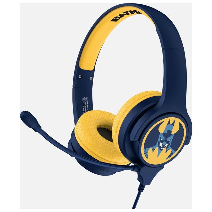 OTL Batman INTERACTIVE Cuffie Gaming con Microfono
