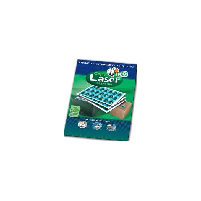 Tico LP4W-9993 Etichette Bianche con Angoli Arrotondati 99,1x93,1mm 100 Fogli
