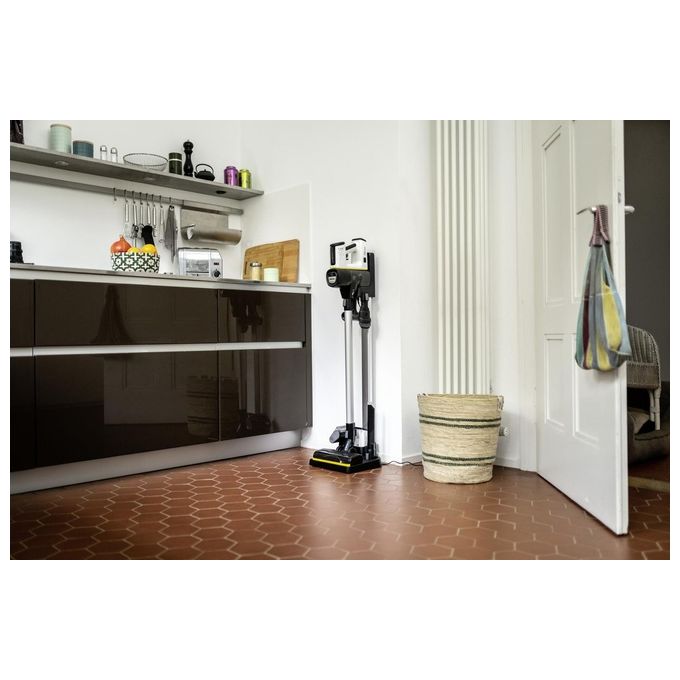 KÄRCHER 2.863-089.0 Stazione di Parcheggio per Aspirapolvere a Batteria VC 6 Cordless ourFamily e VC 7 Cordless yourMax con Alloggio Accessori e Supporto Caricabatterie colore Nero