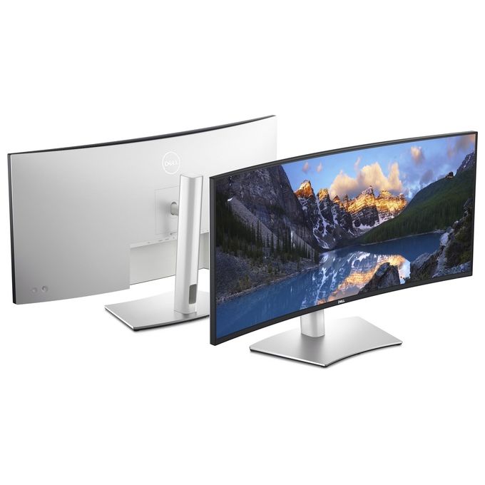 Dell U3824DW UltraSharp Monitor 37.5'' IPS LED 3840x1600 Wide Quad HD colore Nero Argento