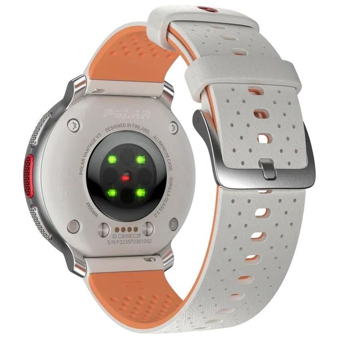 Polar 900108893 Vantage V3 Orologio Sportivo Multisport Display AMOLED 1,39'' Touch Screen GPS Integrato 32 GB colore Sunrise Apricot