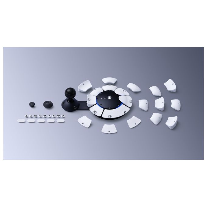 Sony 1234355 Controller Access PS5 Personalizzabile Wireless USB Type-C 30 Profili colore Nero e Bianco