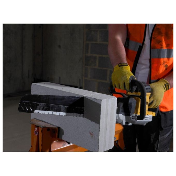 DeWALT DT2975-QZ Lama per Sega Alligator 430 mm per Calcestruzzo Cellulare e Gesso con Denti in Carburo di Tungsteno colore Nero