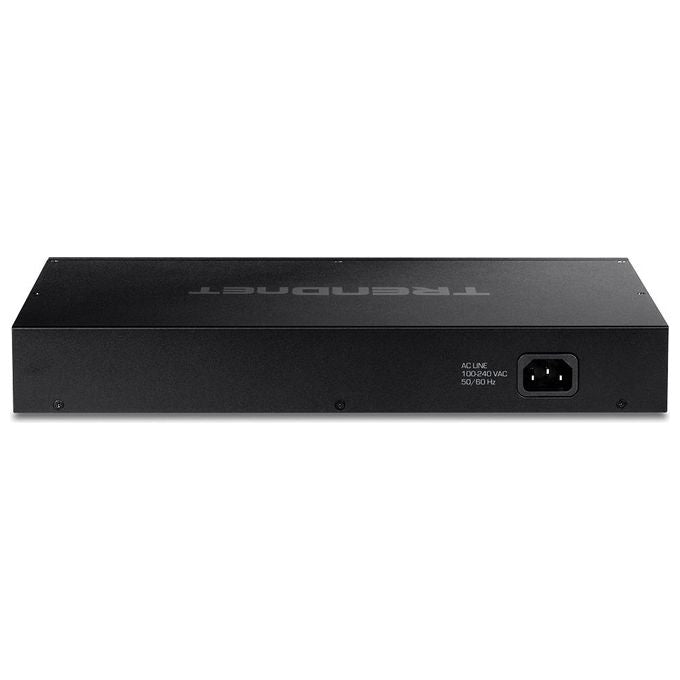 TRENDnet TPE-TG182 Switch di Rete Gigabit Ethernet 18 Porte con 16 Porte PoE+ 240 W 36 Gbit-s 1U colore Nero