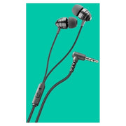 Cellular Line Auricolari In Ear con Microfono Nero