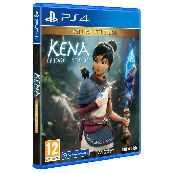 Maximum Games Kena Bridge of Spirits Deluxe Edition Gioco PS4 Azione Avventura PEGI 12 compatibile PS4 PS4 Pro PS5