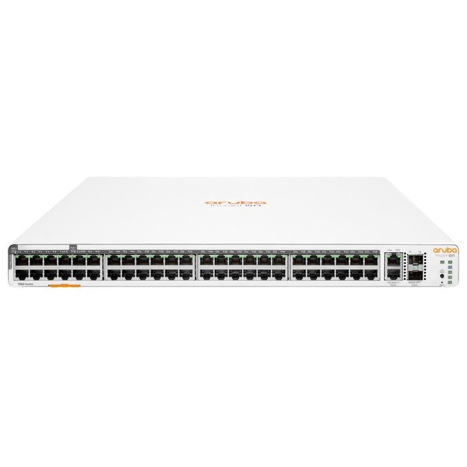 Aruba 48G 2XGT 2SFP+ POE 600W Instant On 1960 Switch Gestito L2+ Gigabit Ethernet 40p Class4 8p Class6 colore Bianco