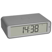 TFA Dostmann 60.2560.15 TWIST Sveglia Radiocontrollata Digitale LCD Snooze Regolabile Segnale DCF77 colore Grigio