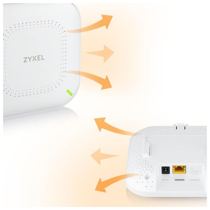 Zyxel NWA50AX-EU0102F Nebulaflex Access Point Wi-Fi 6 Dual Band 1775 Mbit-s Gigabit LAN PoE Bianco