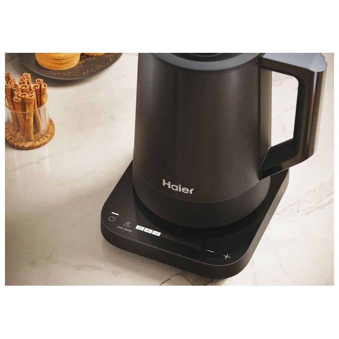Haier HKE5A 011 I-Master Serie 5 Bollitore Elettrico 1,7 L 2200 W 7 Temperature Touch colore Nero