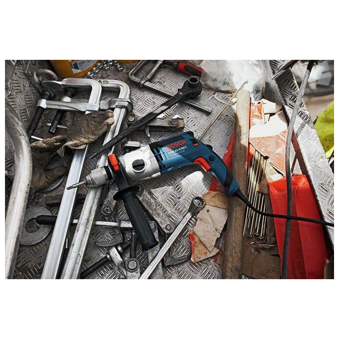 Bosch GSB 21-2 RCT Professional Trapano Percussione 3000Giri-min Senza Chiave 1300W