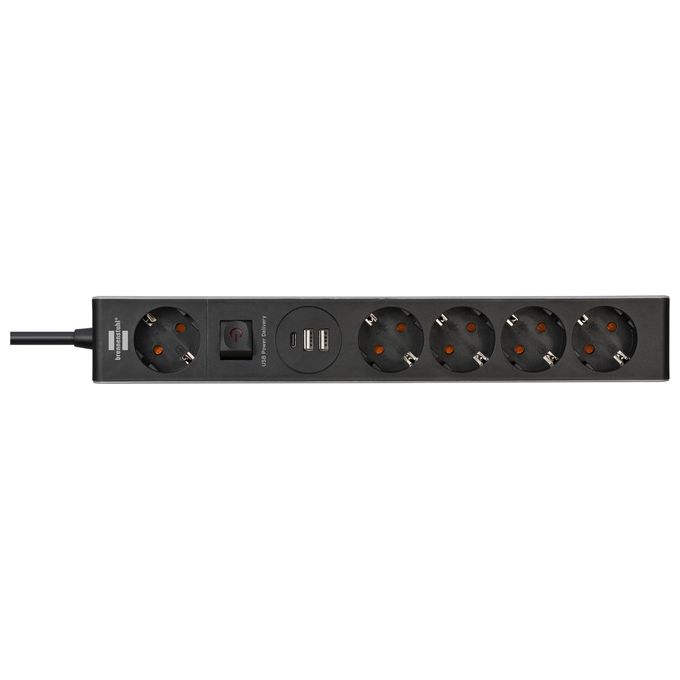 Brennenstuhl Presa Multipla 5 Prese 1.5m Usb Power Delivery