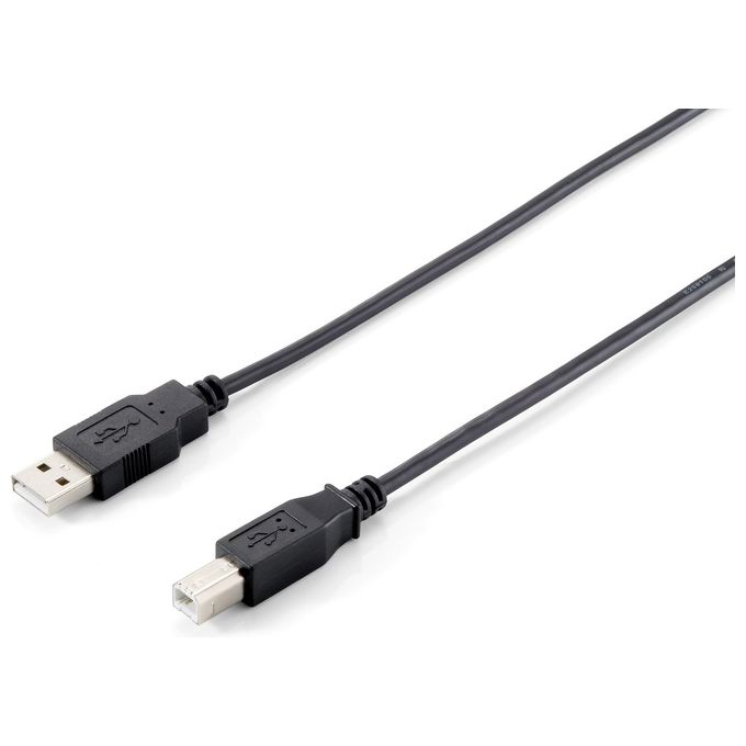 Equip Usb 2.0 Cavo A a b M-m 3m Bk