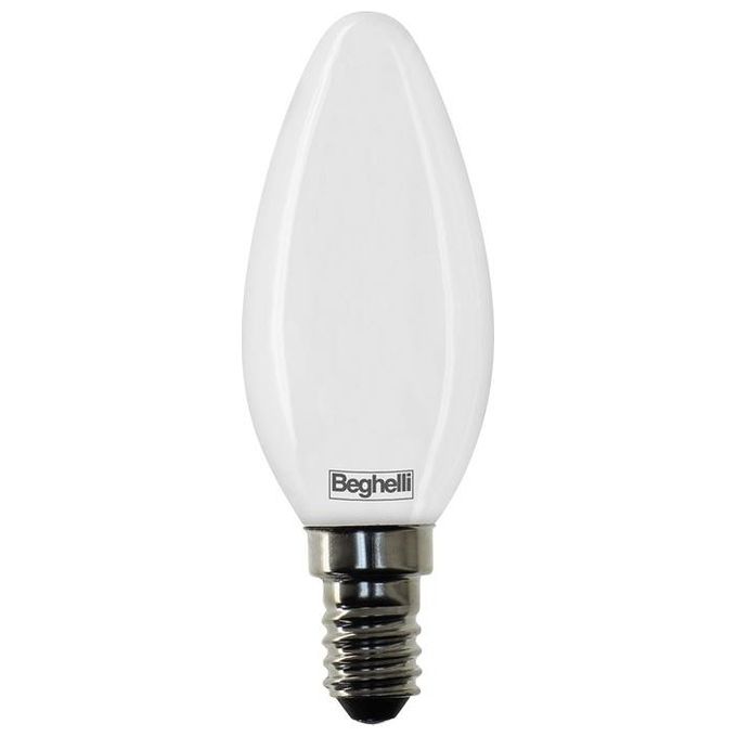 Beghelli Lampadina Led Oliva 5W E14 6500k Luce Fredda 600 Lumen
