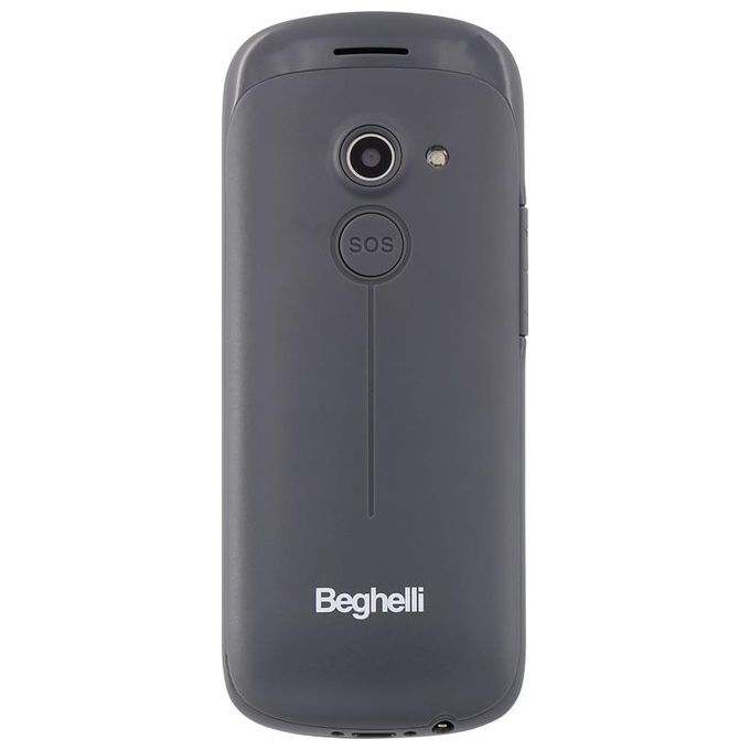 Beghelli 1130 Salvalavita Phone SLV10 Cellulare Senior Tasto SOS Dual SIM Display 1.77'' GSM colore Grigio