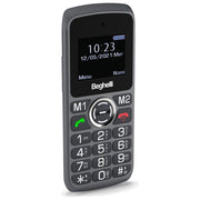 Beghelli 1130 Salvalavita Phone SLV10 Cellulare Senior Tasto SOS Dual SIM Display 1.77'' GSM colore Grigio