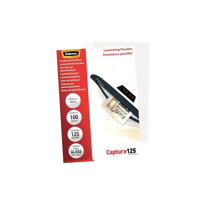 Fellowes Cf100pouch 65x95 125micron