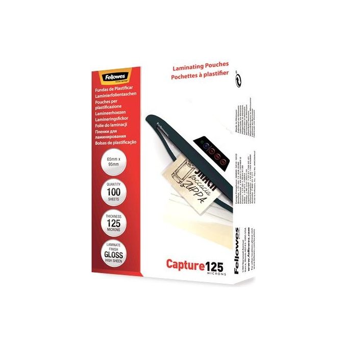 Fellowes Cf100pouch 65x95 125micron