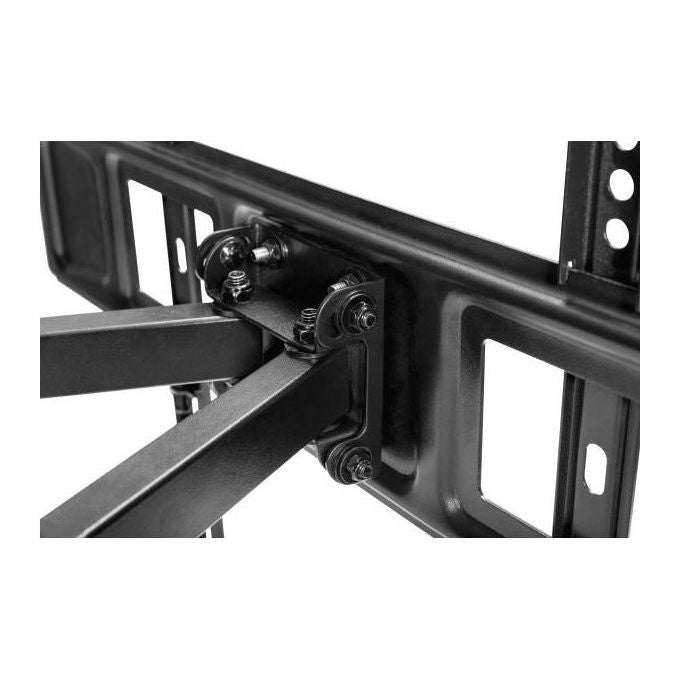 Nuova Video Suono N124 Supporto TV a Parete Doppio Braccio 37'' 75'' 45 Kg VESA 600x400 mm colore Nero