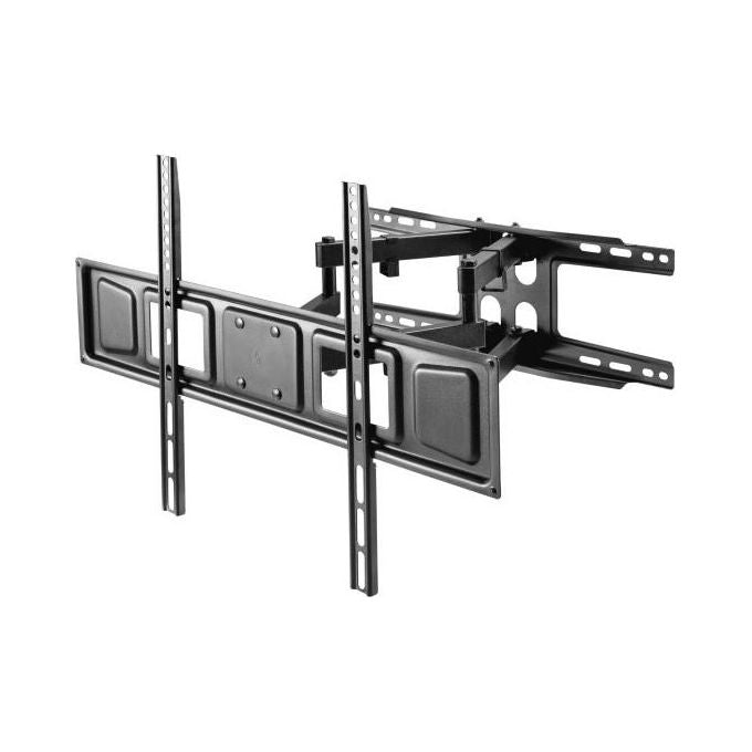 Nuova Video Suono N124 Supporto TV a Parete Doppio Braccio 37'' 75'' 45 Kg VESA 600x400 mm colore Nero