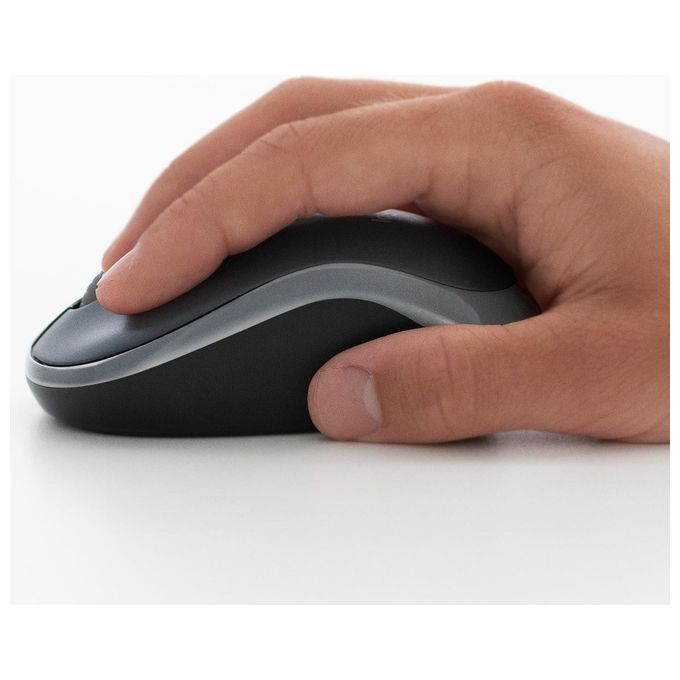 Logitech Mouse Wireless Mouse M185 rosso