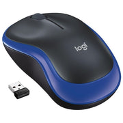 Logitech Mouse Wireless M185 Blu