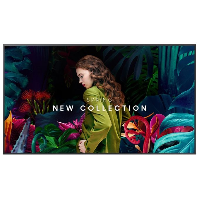 Samsung LH85QBCNBGCXEN Smart Signage serie QBC-N Monitor LED 85'' 4K Ultra HD 3840 x 2160 Pixel 350 cd-m² colore Nero