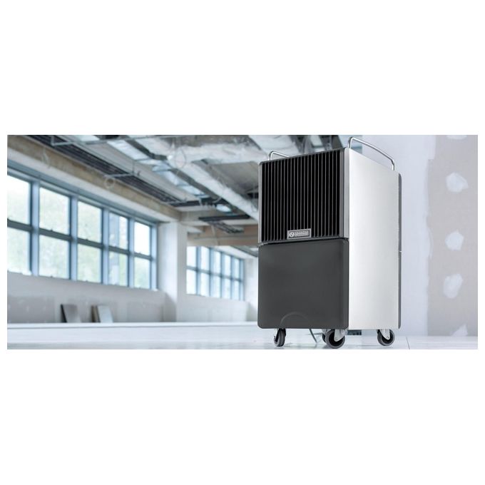 Olimpia Splendid 02106 Seccoprof 30 P Deumidificatore Professionale 30 lt-24h per ambienti fino a 150 m³ Tanica 8 lt Sbrinamento Gas Caldo 52 dB colore Nero Grigio
